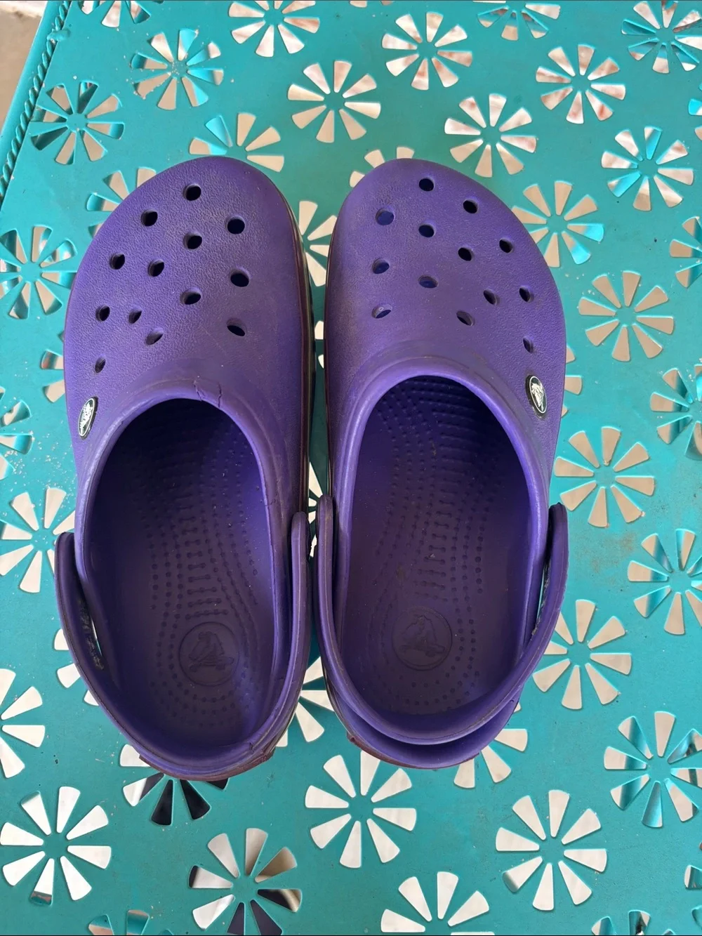 Crocs‎ Purple Crogman Kids Clogs Shoes
